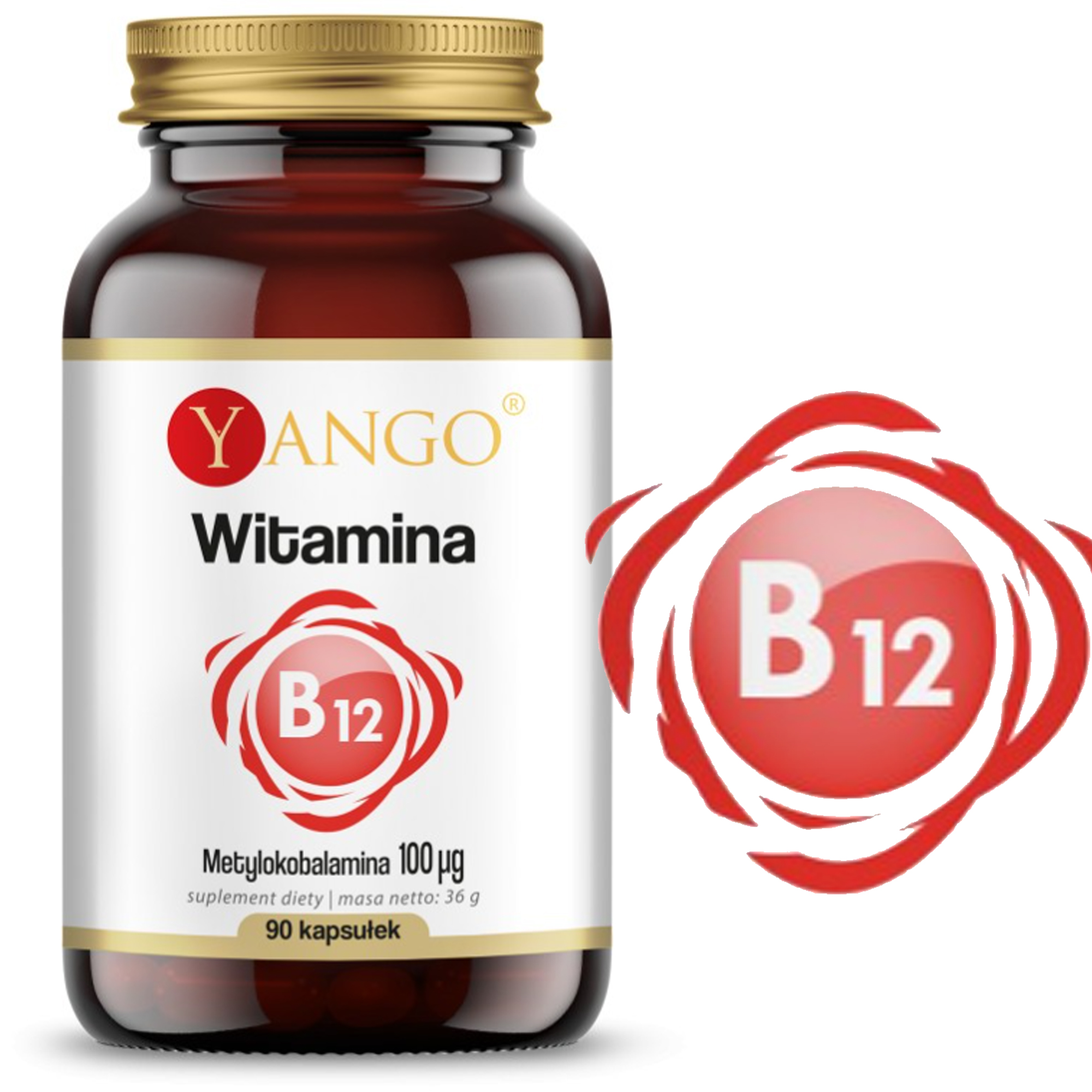 Yango WITAMINA B12 90 kapsułek