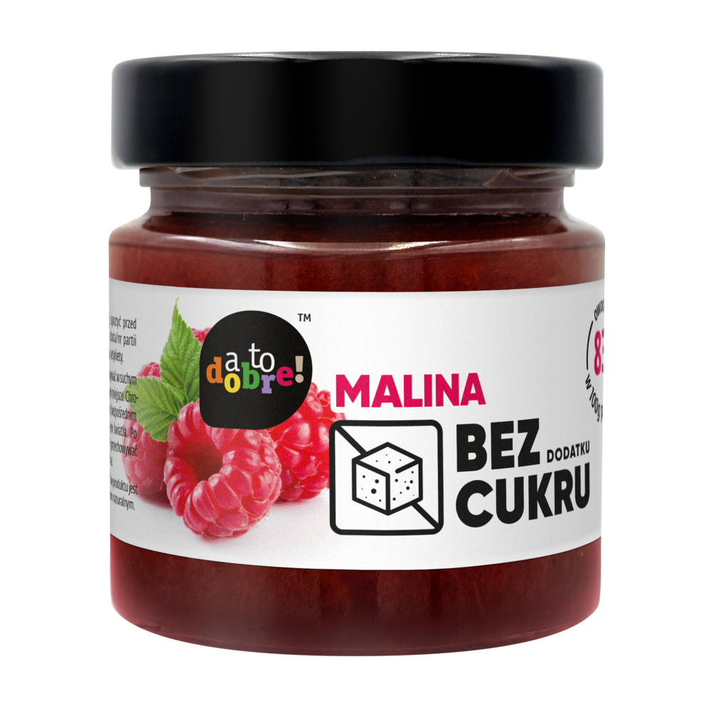 A to Dobre Malina! - dżem 100% owoców bez dodatku cukru 195g