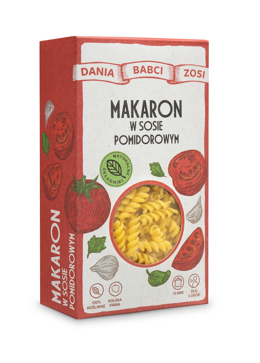 DANIA BABCI ZOSI - MAKARON w sosie pomidorowym 180g
