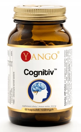 Yango COGNITIV CYTYKOLINA SOPLÓWKA BAKOPA WIT. B6 B12 CYNK 60k pomoc MÓZG