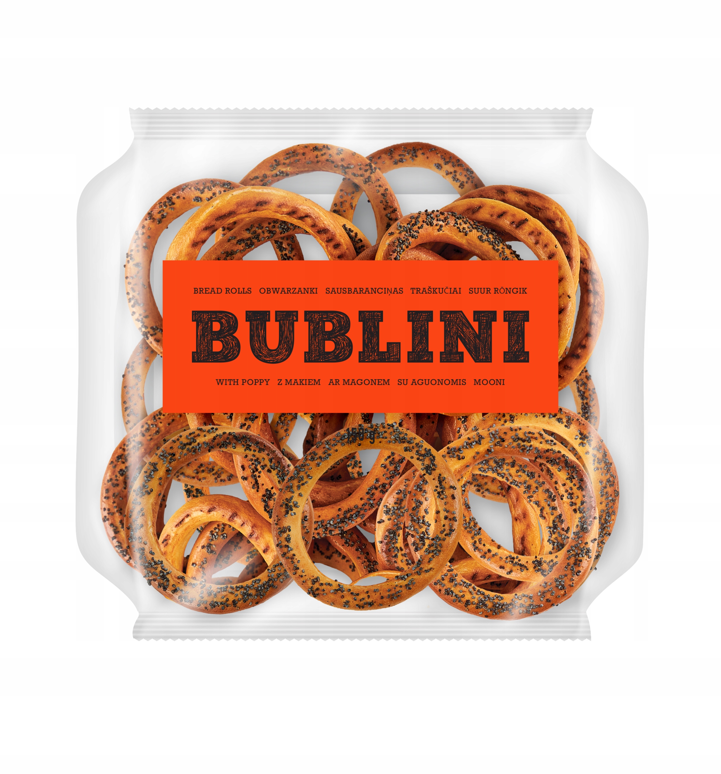 Tera BUBLINI OBWARZANKI Z MAKIEM MAKOWE MAK 150G ręcznie robione