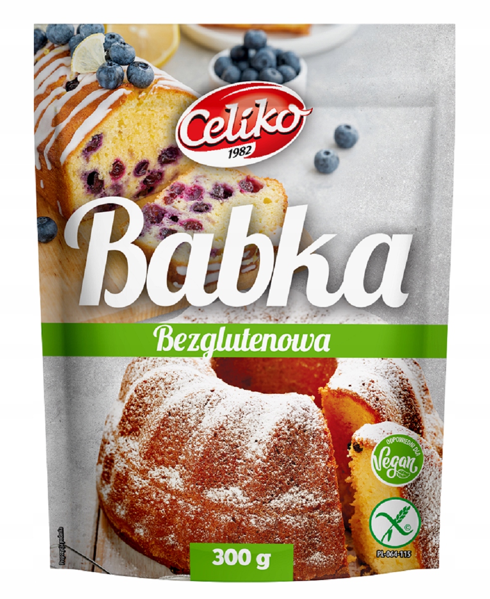 Celiko BABKA BEZGLUTENOWA mieszanka do wypieku ciasta 300g