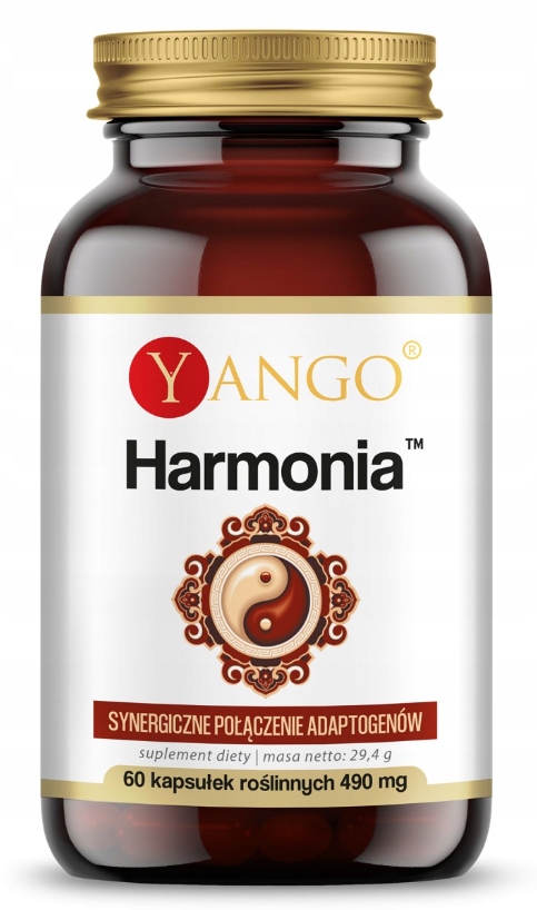Yango HARMONIA 60kapsułek adaptogeny MACA ASHWAGANDHA ŻEŃ-SZEŃ CYTRYNIEC