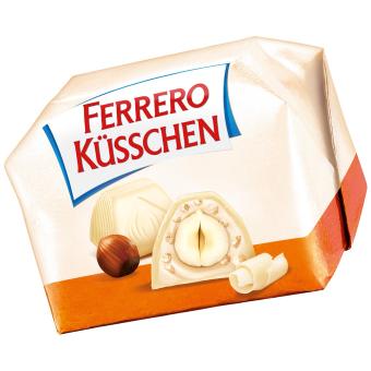 FERRERO KUSSCHEN WHITE CRISPY BOMBONIERKA 172g 20szt