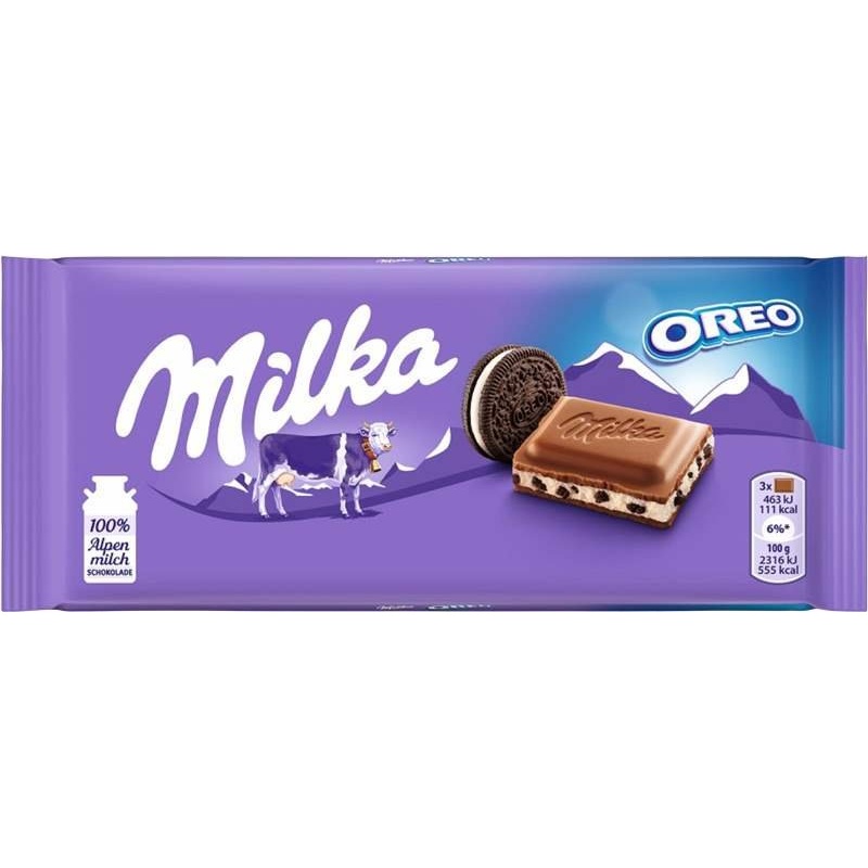 CZEKOLADA MLECZNA MILKA OREO 100g