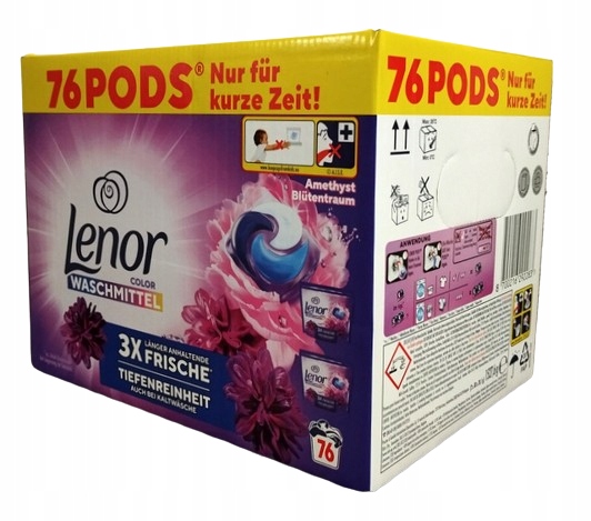 KAPSUŁKI DO PRANIA LENOR COLOR AMETHYST 76 PRAŃ