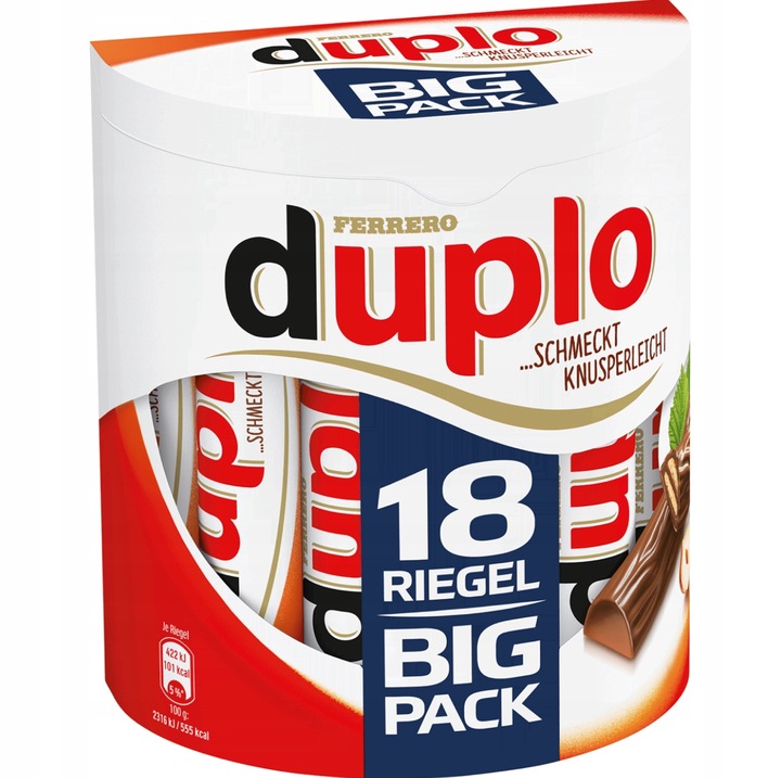 BATONIKI FERRERO DUPLO 18szt