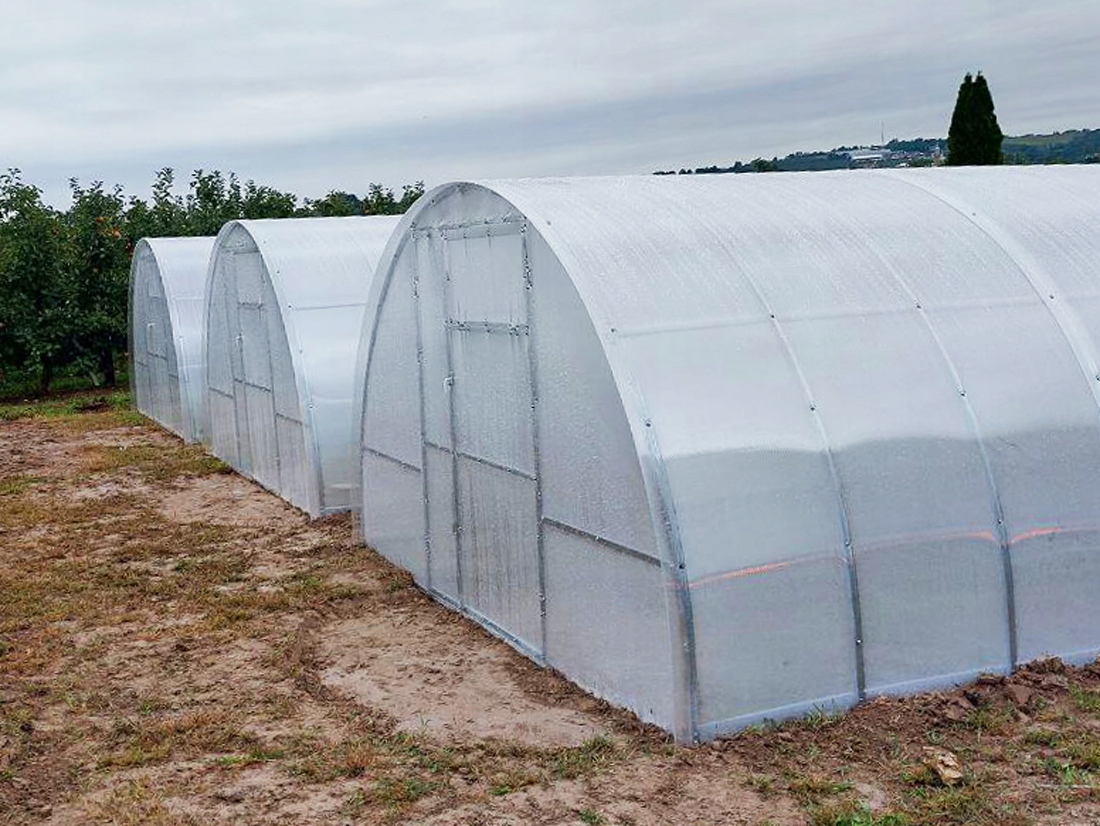 SZKLARNIA z POLIWĘGLANU 3,5x4m OCYNK TUNEL 40x20mm