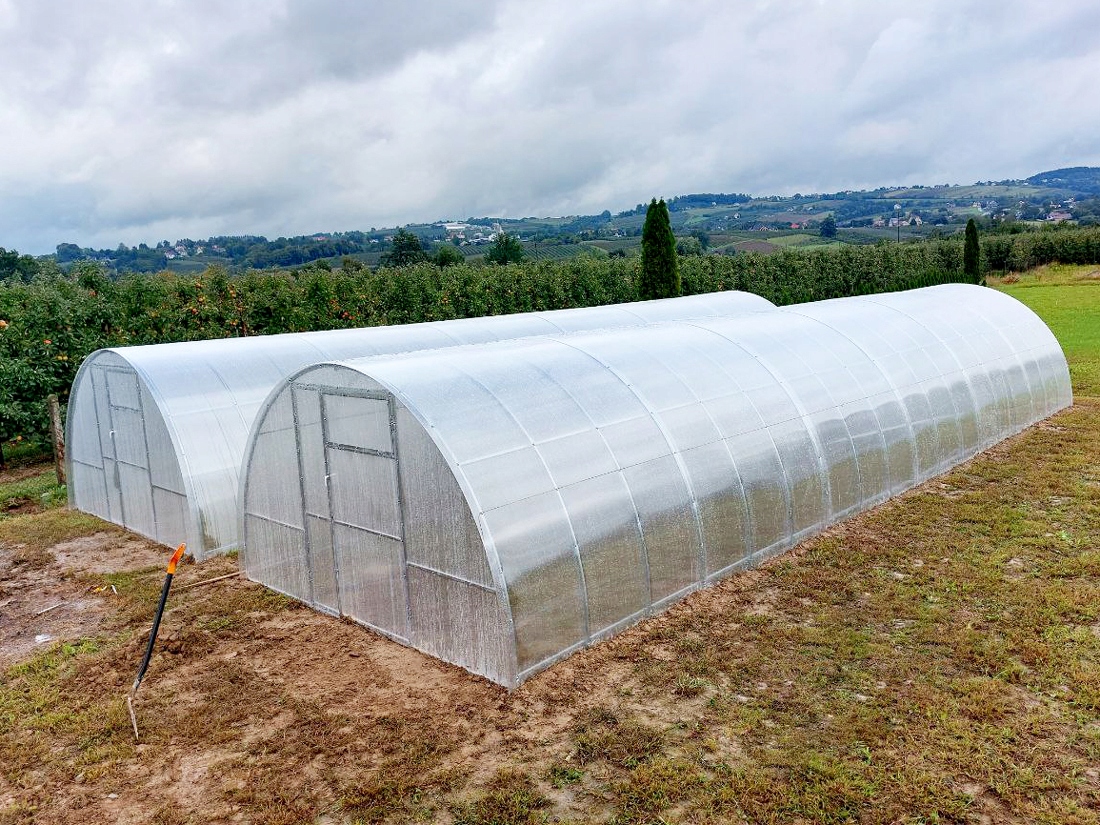 SZKLARNIA z POLIWĘGLANU 3,5x4m OCYNK TUNEL 40x20mm
