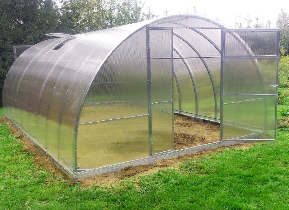 SZKLARNIA z POLIWĘGLANU 3,5x10m OCYNK TUNEL 40x20mm