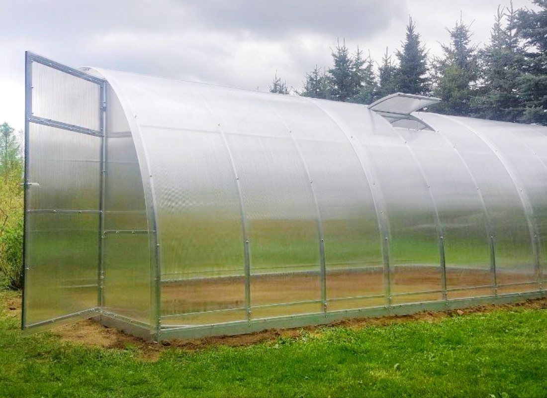 SZKLARNIA z POLIWĘGLANU 3,5x4m OCYNK TUNEL 40x20mm