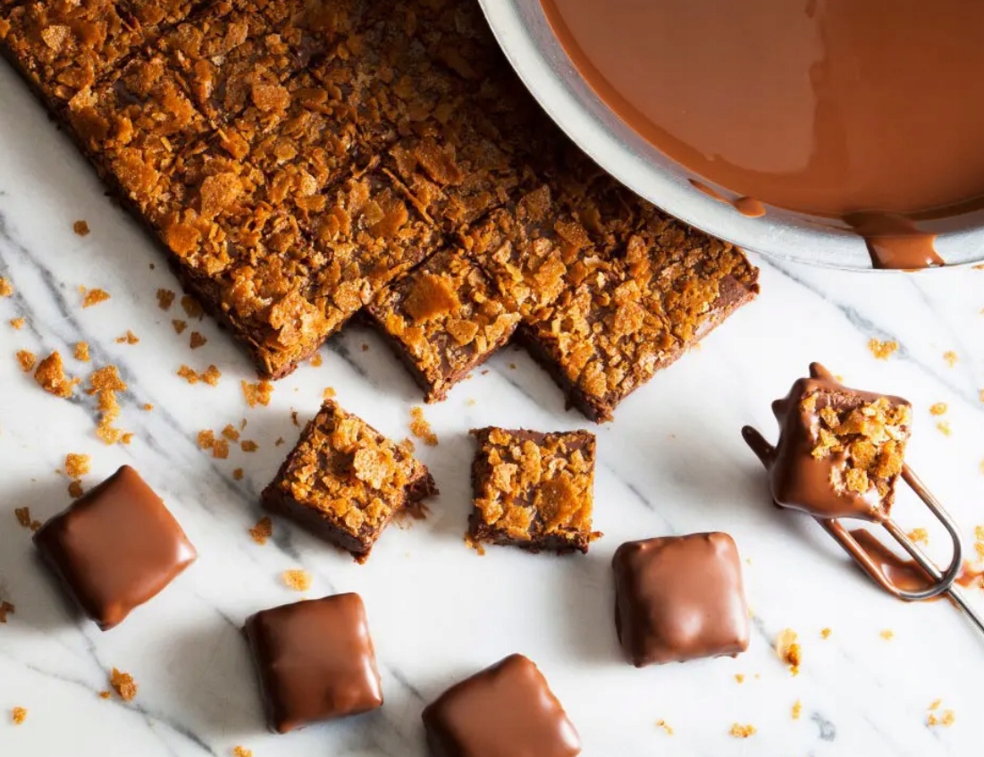 CHRUPKI PRAŻYNKI DO NADZIEŃ PRALIN TORTU Royal Crispy Flakes 100g