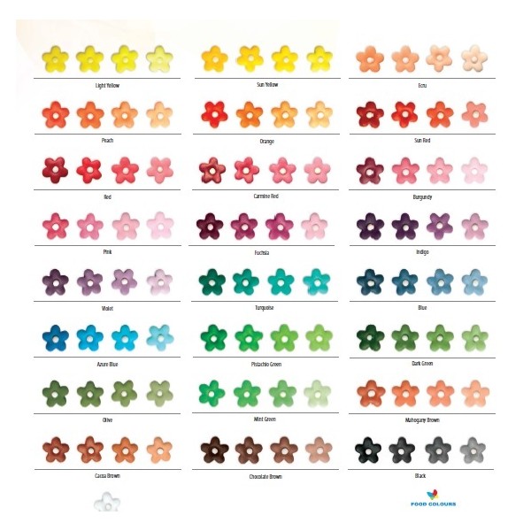 BARWNIK SPOŻYWCZY W ŻELU - 35g - BORDO BYRGUNDY