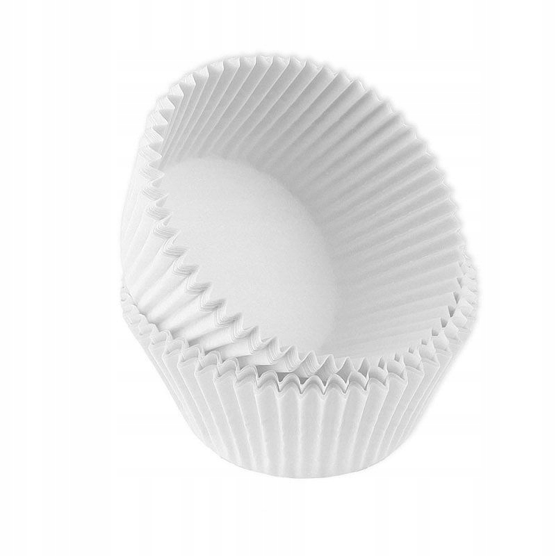 FOREMKI PAPILOTKI 50x30mm białe LC 200 szt