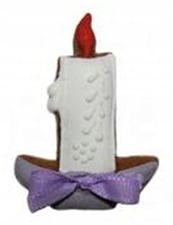 FOREMKA METALOWA DO PIERNIKÓW CIASTEK świeczka świąteczna - 5,7 x 4,3 cm