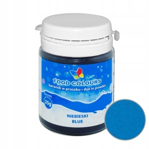 BARWNIK SPOŻYWCZY W PROSZKU - niebieski - 25g