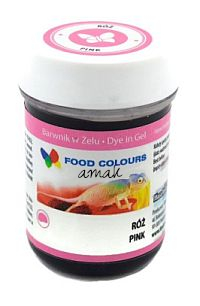 BARWNIK SPOŻYWCZY W ŻELU - 35g - RÓŻOWY