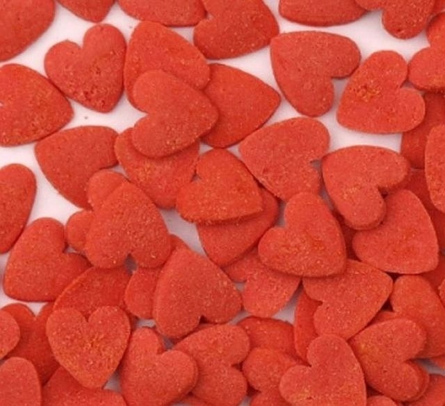 POSYPKA CUKROWA - SERCA DUŻE czerwone - 50g