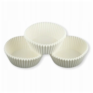 FOREMKI PAPILOTKI 40x25 mm białe 100 szt