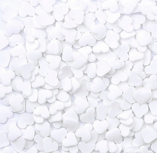 POSYPKA CUKROWA - SERCA SERDUSZKA białe - 50g