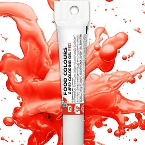 BARWNIK SPOŻYWCZY W ŻELU - tubka 20g - Czerwony