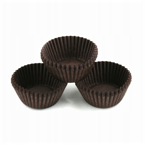 FOREMKI PAPILOTKI 40x25 mm brązowe 100 szt