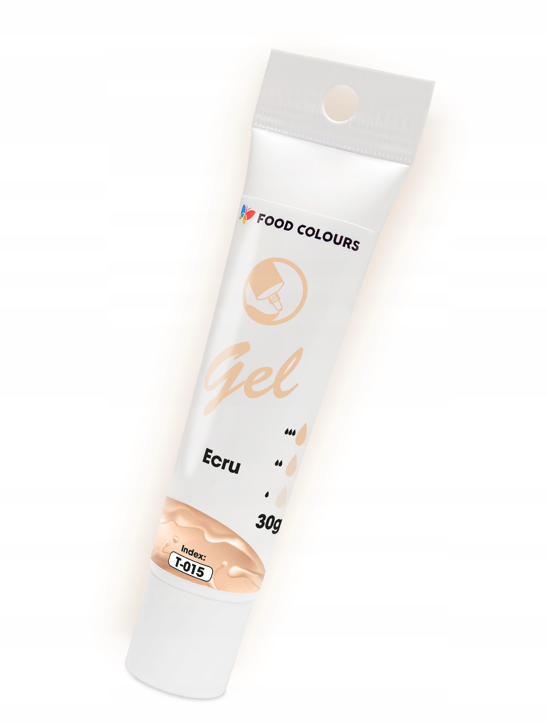 BARWNIK SPOŻYWCZY W ŻELU T-015 Ecru Cielisty 30g