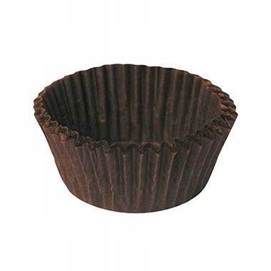 FOREMKI PAPILOTKI 40x25 mm brązowe 100 szt