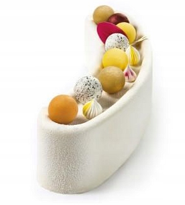 KULE CZEKOLADOWE DEKORACYJNE Moon ecru 4 szt