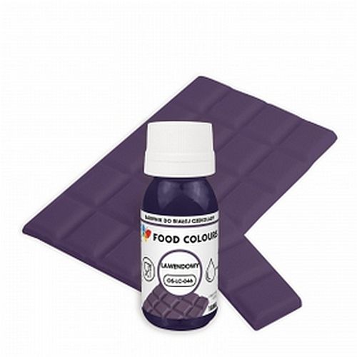 Barwnik Spożywczy Olejowy DO CZEKOLADY i mas tłustych 18ml FIOLETOWY LAWEND