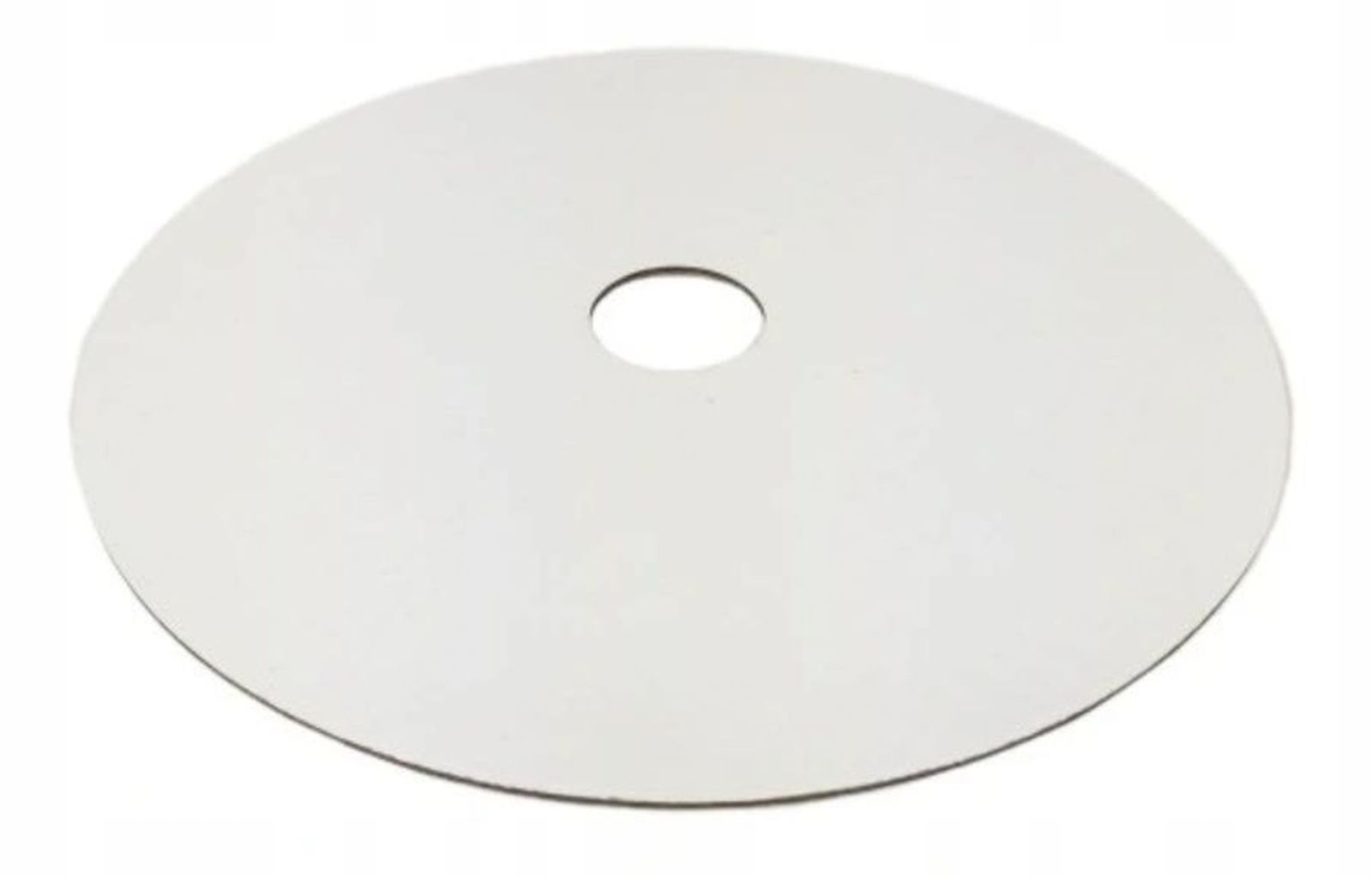 PODKŁAD POD TORT PIĘTROWY LAMINOWANY Biały z otworem 24 cm - 1szt.