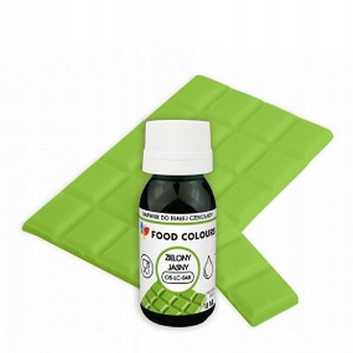 Barwnik Spożywczy Olejowy DO CZEKOLADY i mas tłustych 18ml ZIELONY JASNY