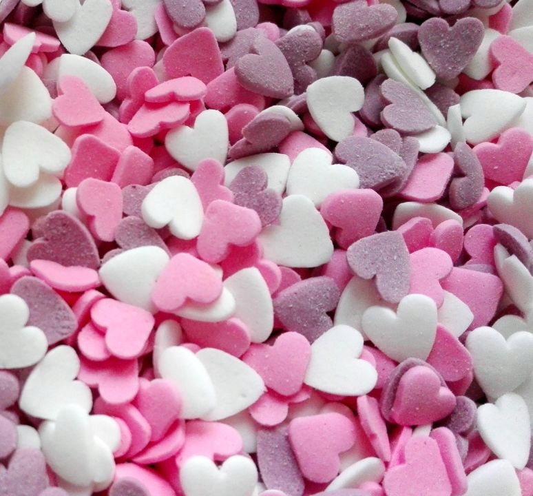 POSYPKA CUKROWA - SERCA SERDUSZKA MIX I - 50g