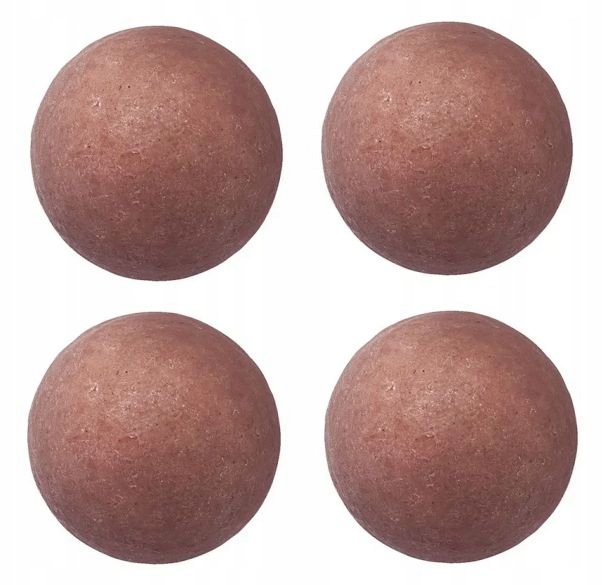 KULE CZEKOLADOWE DEKORACYJNE Brązowe Mokka 4 szt