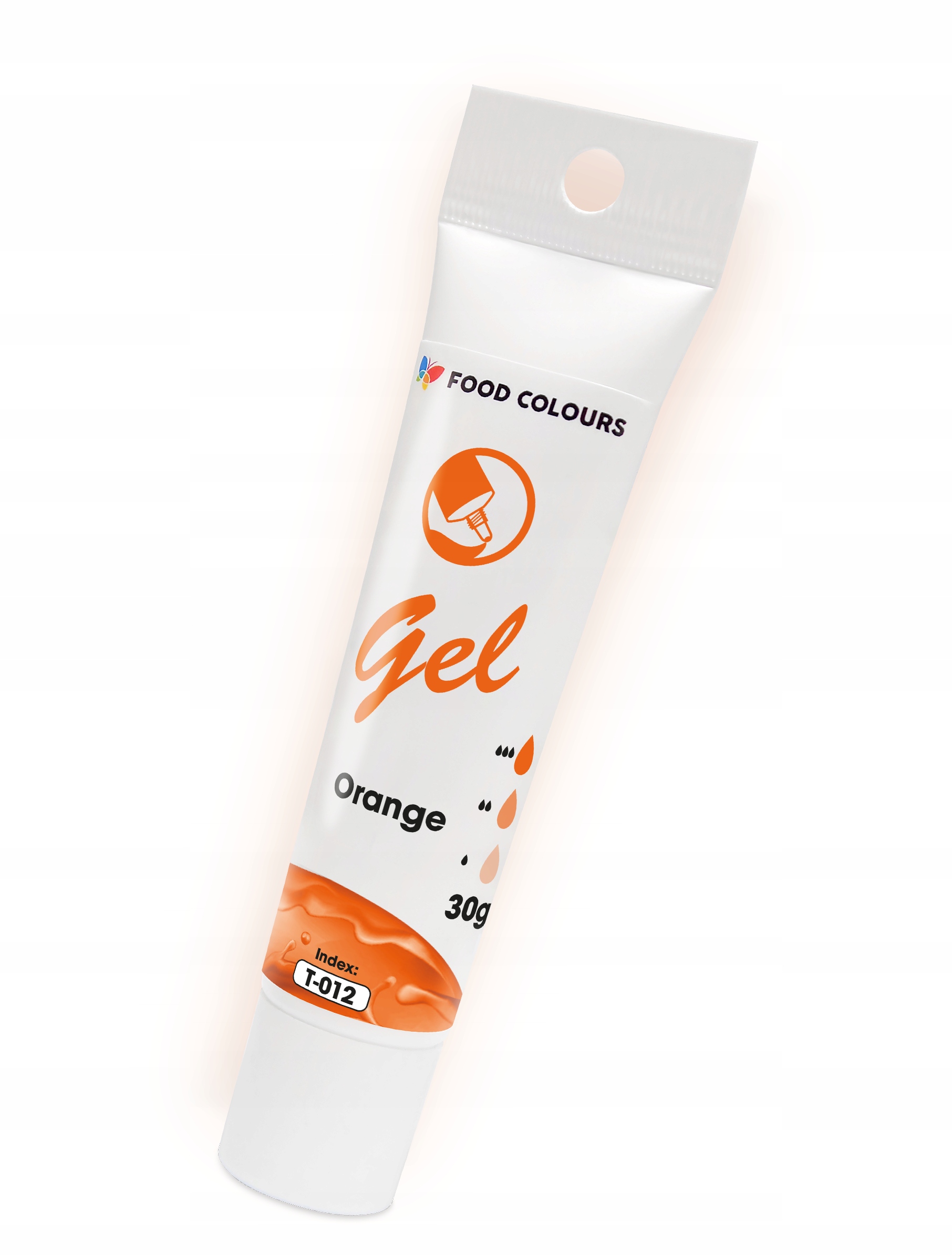 BARWNIK SPOŻYWCZY W ŻELU T-012 Orange Pomarańczowy 30g