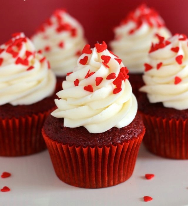 POSYPKA CUKROWA - SERCA SERDUSZKA czerwone - 50g