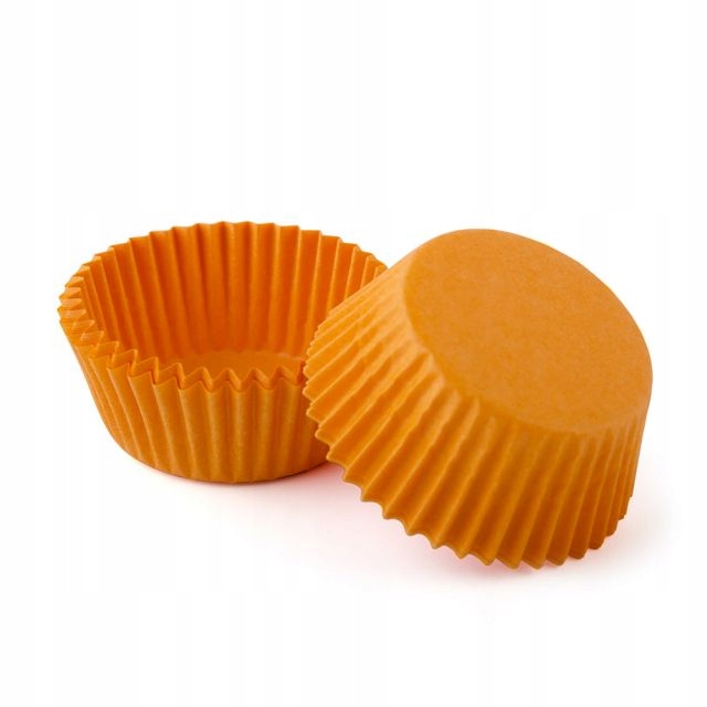 FOREMKI PAPILOTKI 40x20 mm pomarańczowe 100 szt