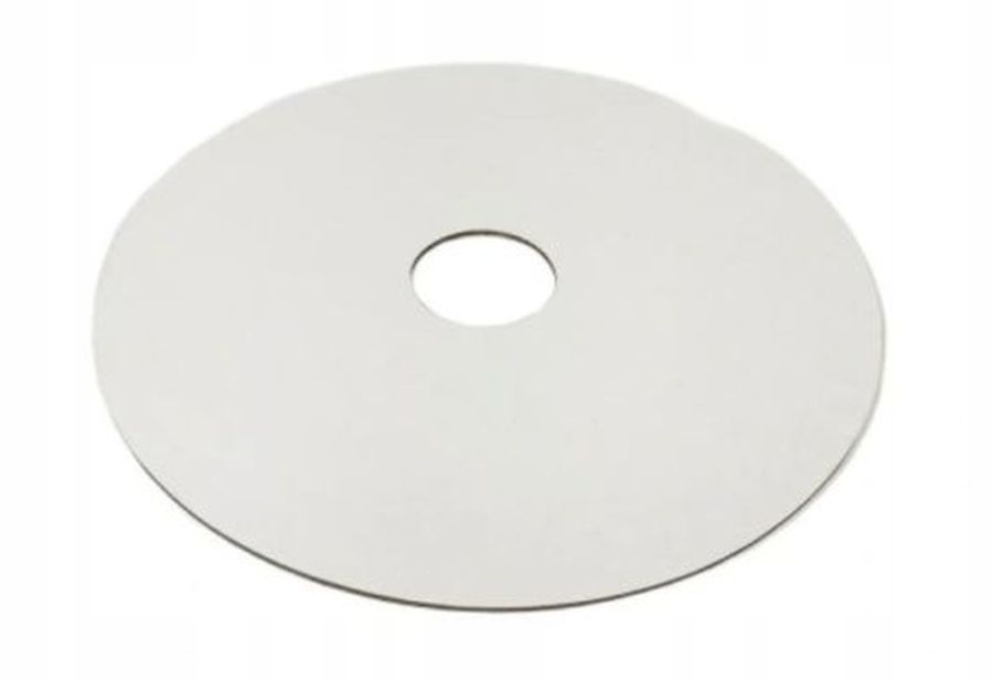 PODKŁAD POD TORT PIĘTROWY LAMINOWANY Biały z otworem 18 cm