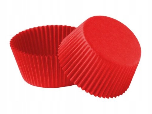 FOREMKI PAPILOTKI 50x30 mm czerwone 100 szt