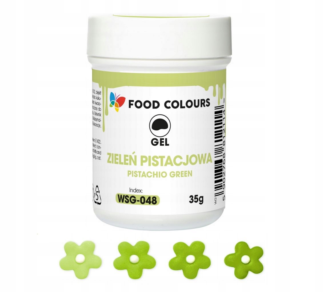 Barwnik spożywczy w żelu do dekoracji 35g Pistahio Green Zielony Pistacjowy
