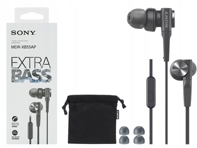 ORYGINALNE SŁUCHAWKI PRZEWODOWE SONY MDR-XB55AP EXTRA BASS