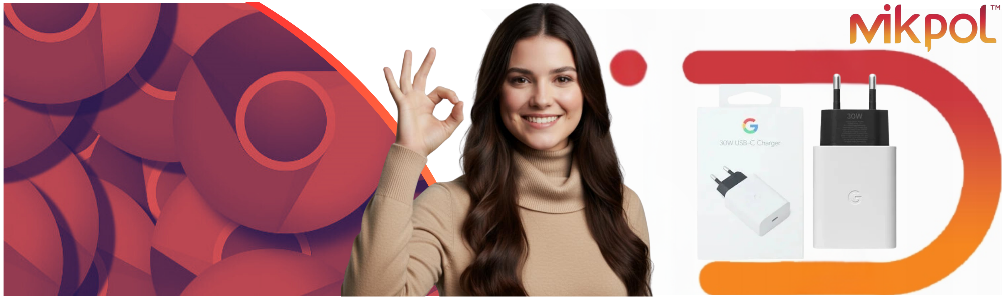 ORYGINALNA ŁADOWARKA GOOGLE 30W FAST CHARGE USB-C