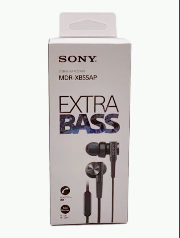 ORYGINALNE SŁUCHAWKI PRZEWODOWE SONY MDR-XB55AP EXTRA BASS