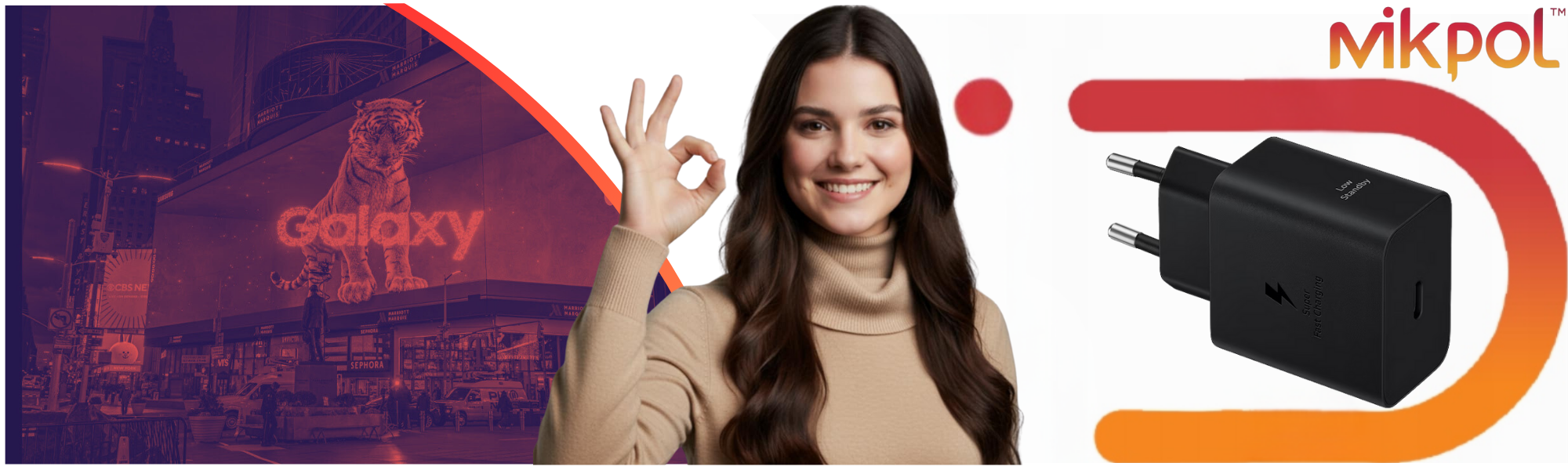 Oryginalna Ładowarka sieciowa SAMSUNG  45W EP-T4511 (C - C) Super FAST