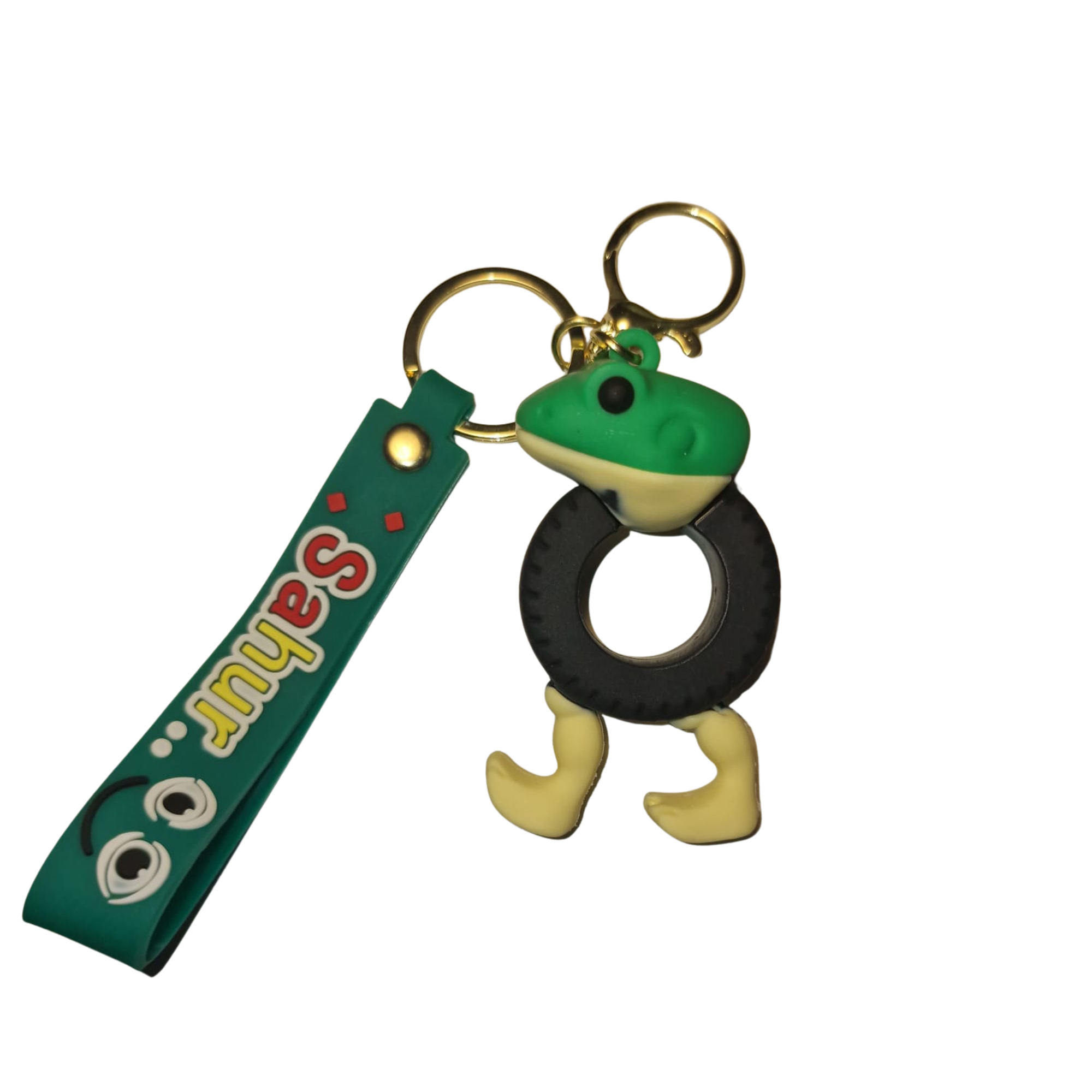 BRELOK ITALIAN BRAIN ROT Boneca Ambalabu – żaba z ciałem opony