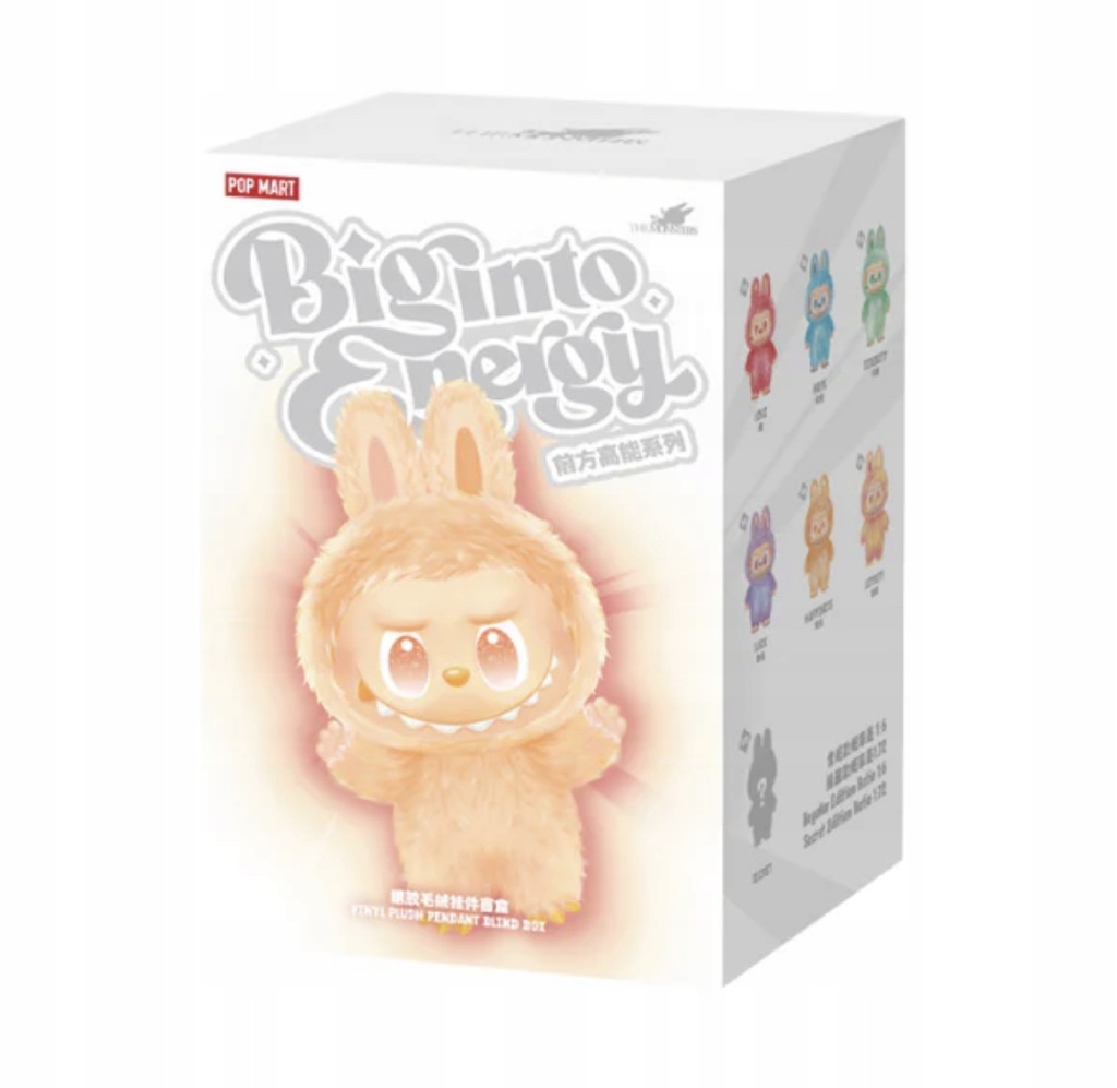 Zawieszka pluszowa POP MART The Monsters Labubu Big Into Energy 15 cm