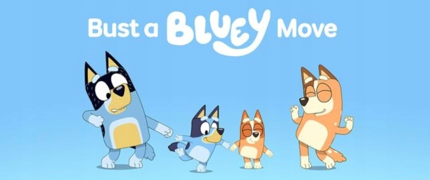 ZESTAW MASKOTEK BLUEY & BINGO 25 CM