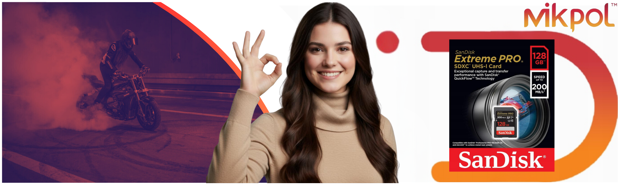 Karta pamięci SANDISK EXTREME PRO 128GB SDXC 200MB/s V30