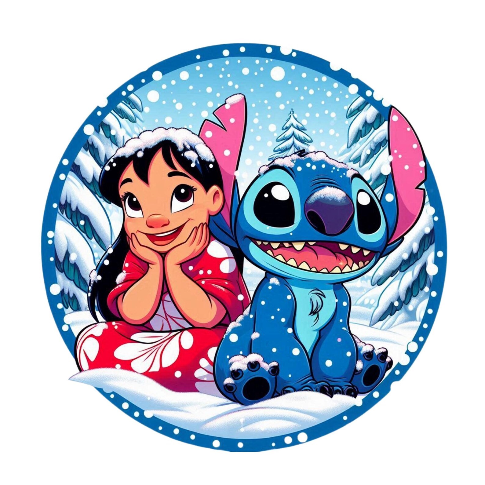 Zestaw figurek Lilo i Stitch – komplet 8 sztuk w pudełku