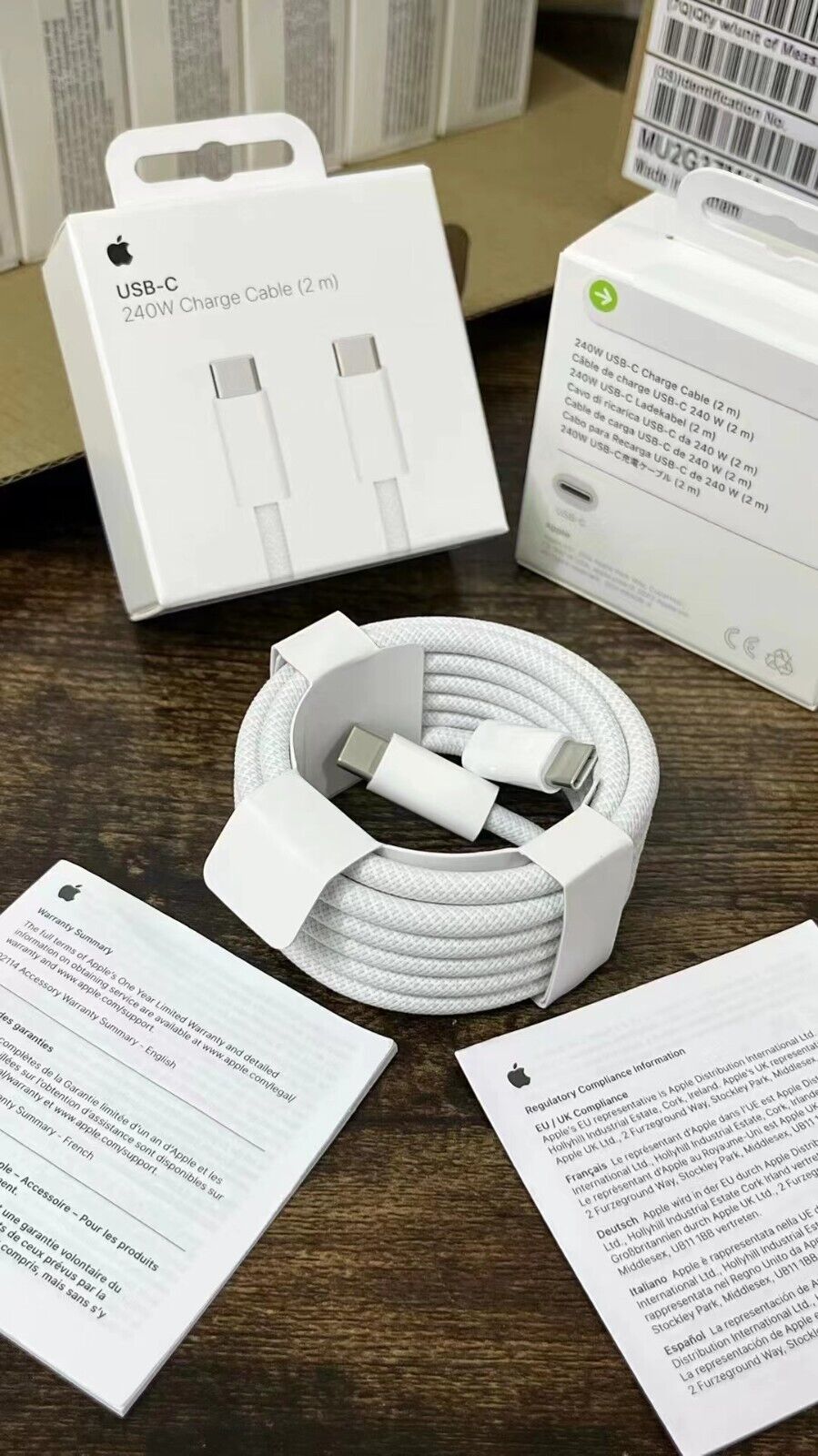 Kabel Apple USB typ C - USB typ C 2 m 240W ULTRA FAST CHARGER